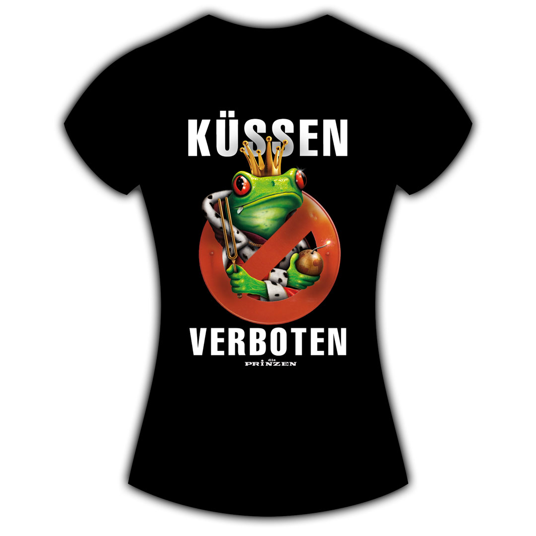 Ladiesshirt "Küssen verboten 2023"
